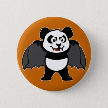 Vampire Panda Pinback Button by cuteunion at Zazzle