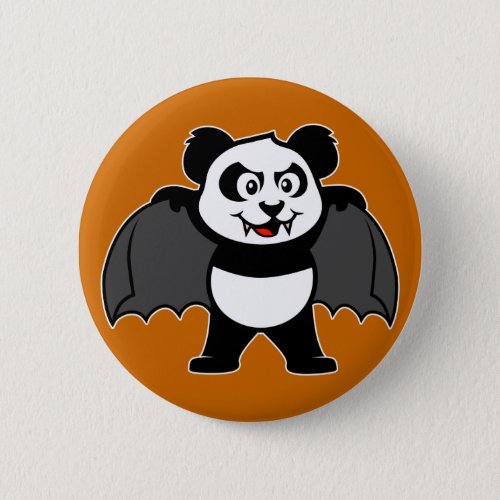 Vampire Panda Pinback Button