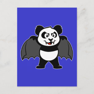 Vampire Panda Postcard
