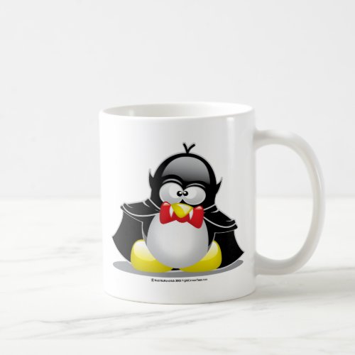 Vampire Penguin Coffee Mug