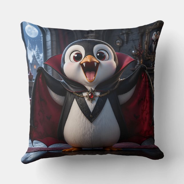 Vampire penguin/large cushion (Back)