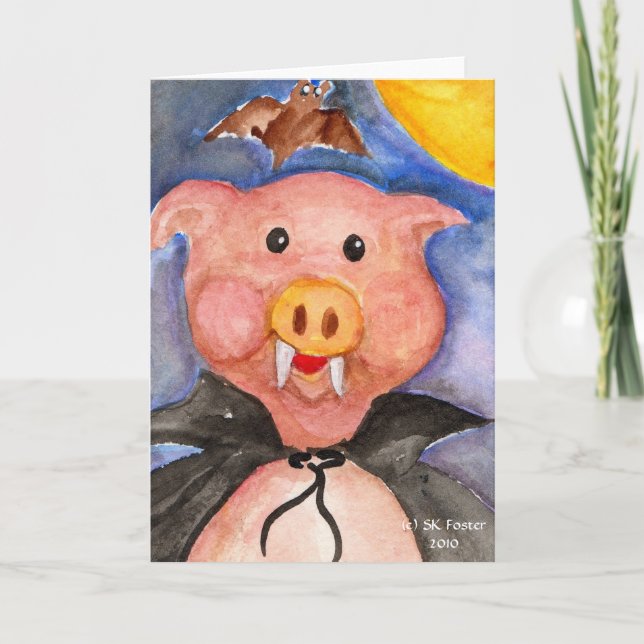 Vampire Pig Card (Front)