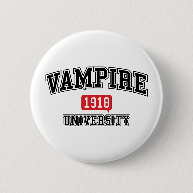 Vampire Pinback Button (Front)