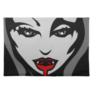 Vampire Place Mats Halloween Party Decor