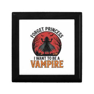 Vampire Princess Shirt Spooky Retro Halloween Desi Gift Box