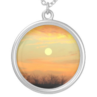 Vampire Protection - Sun Silver Plated Necklace