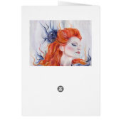 Vampire Purple rose Card By Renee L.Lavoie (Back)