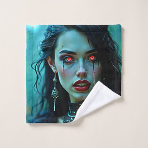 Vampire Queen: Dark Allure Art Bath Towel Set