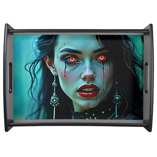 Vampire Queen: Dark Allure Art Serving Tray (Front)