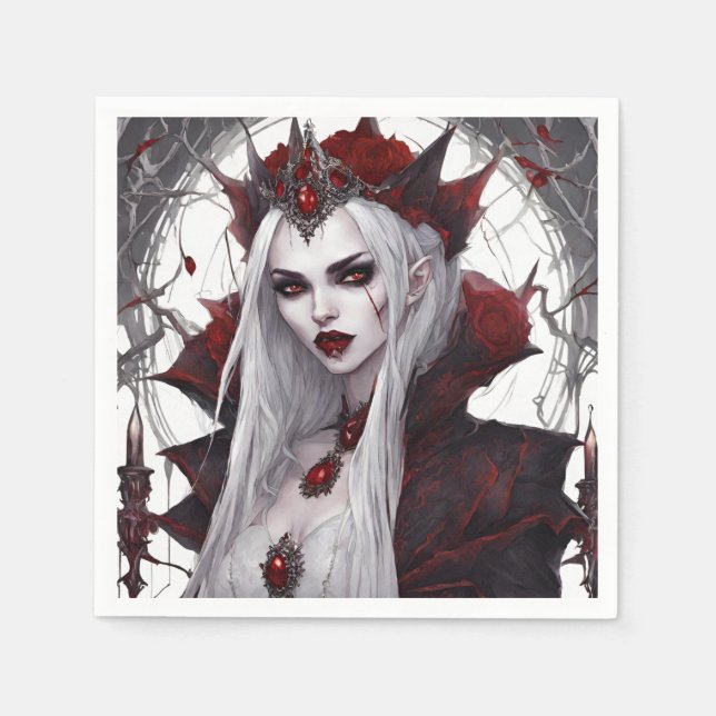 Vampire Queen Napkins (Front)