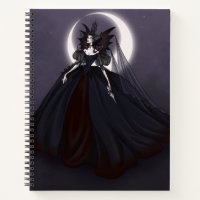 Vampire Queen Spiral Notebook