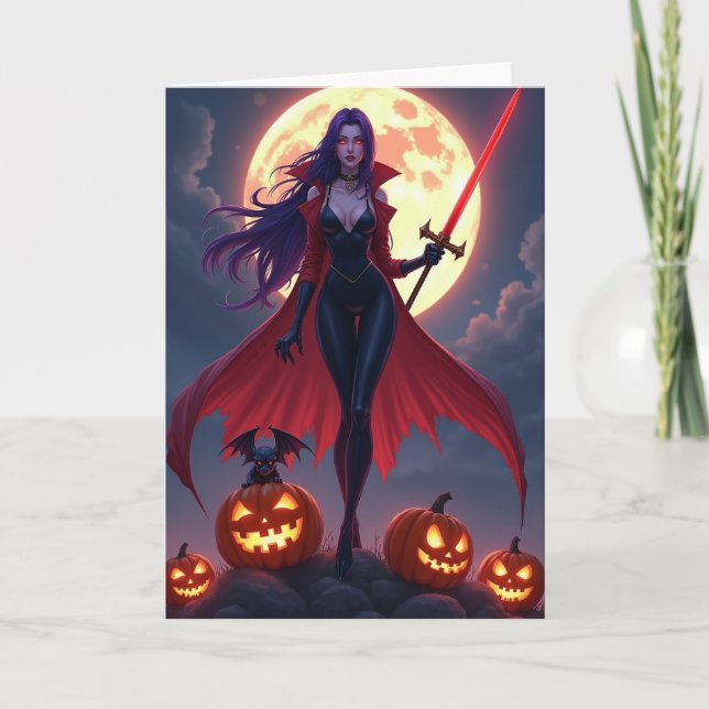 Vampire Queens Night Card (Front)