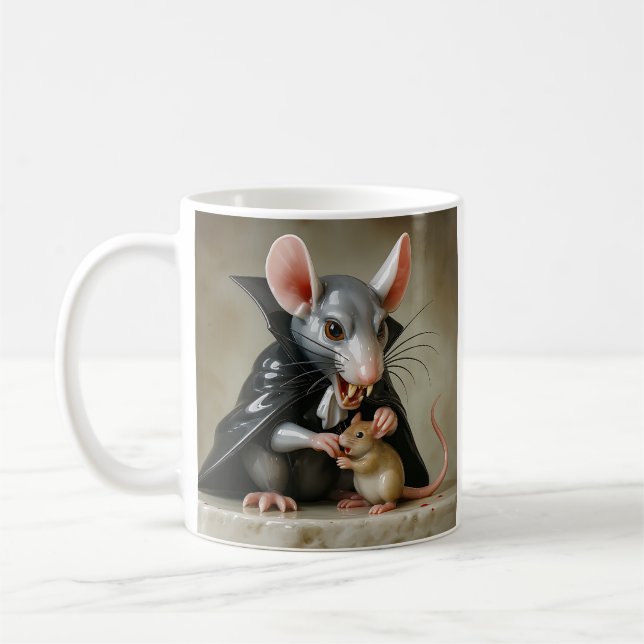 Vampire Rat Coffee Mug (Left)