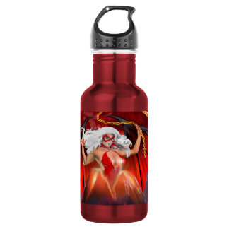 Vampire Rebel Girl: Volcano Escape Stainless Steel Water Bottle