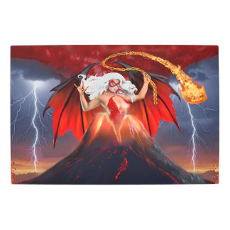 Vampire Rebel: The Volcanic Escape Metal Print