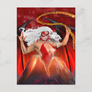 Vampire Rebel: The Volcanic Escape Postcard