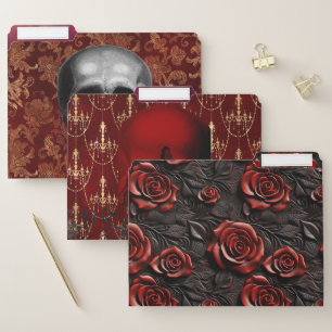 Vampire Red File Folders