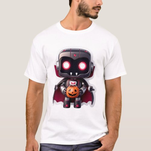 Vampire Robot Halloween Cute Creepy Tech Style