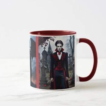Vampire Romance Dark Fantasy Name Coffee Mug by Frasure_Studios at Zazzle