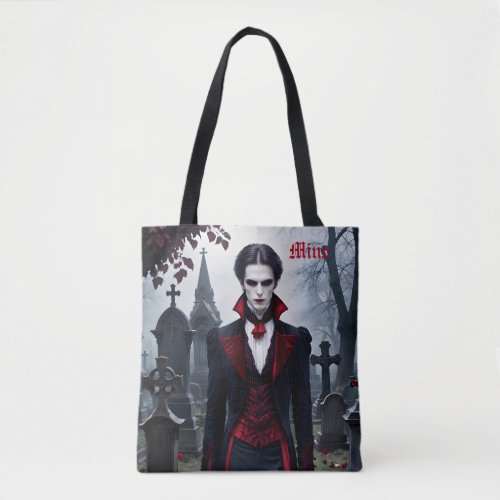 Vampire Romance Reader Birthday Gift Add Name Tote Bag