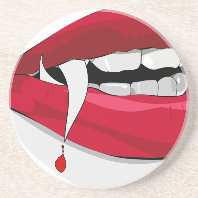 vampire sandstone coaster (Front)