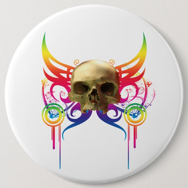 Vampire Skull Button (Front)
