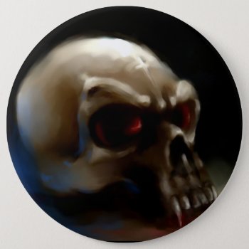 Vampire Skull Button by akimao at Zazzle