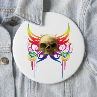 Vampire Skull Button