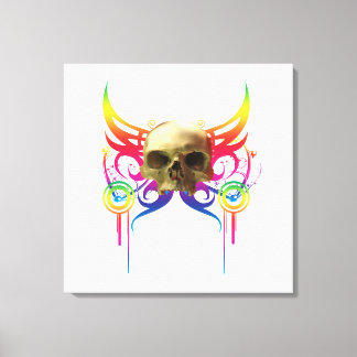 Vampire Skull Canvas Print