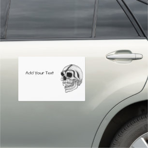 Vampire Skull Car Magnet