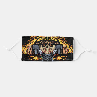 Vampire Skull Design by Al Rio Adult Cloth Face Mask