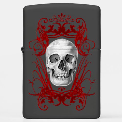 Vampire Skull Gothic Art Zippo Lighter