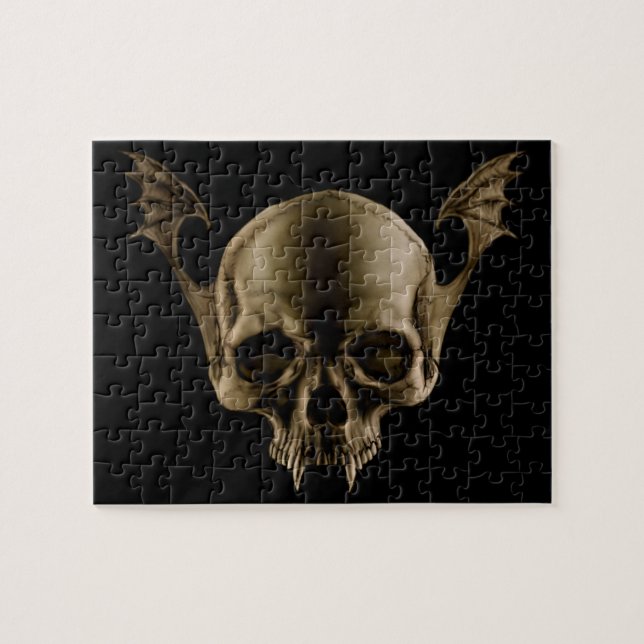 Vampire Skull Jigsaw Puzzle (Horizontal)