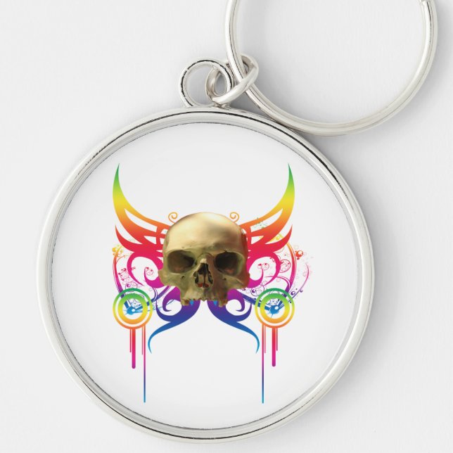 Vampire Skull Keychain (Front)