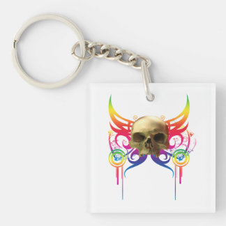 Vampire Skull Keychain