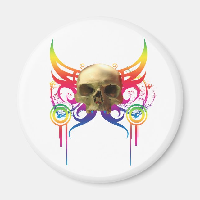 Vampire Skull Magnet (Front)