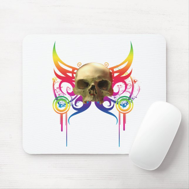 Vampire Skull Mouse Mat (With Mouse)