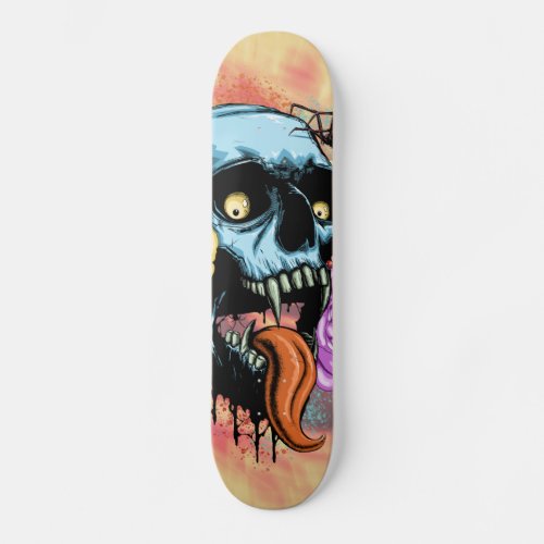 Vampire Skull Skateboard