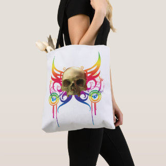 Vampire Skull Tote Bag