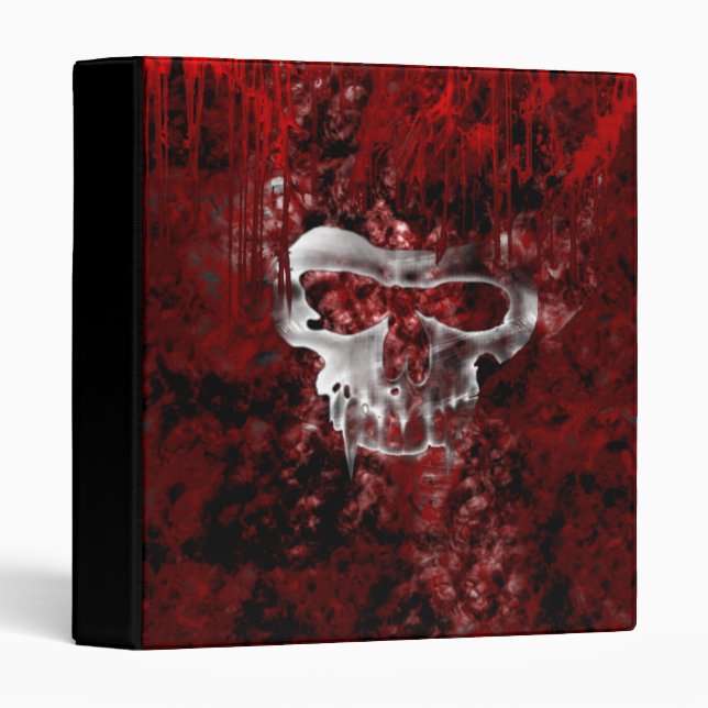 Vampire Skulls Gothic Grunge Binder (Front/Spine)