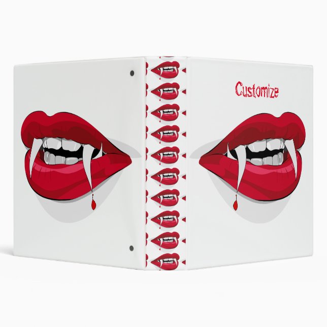 Vampire Smile Thunder_Cove 3 Ring Binder (Background)
