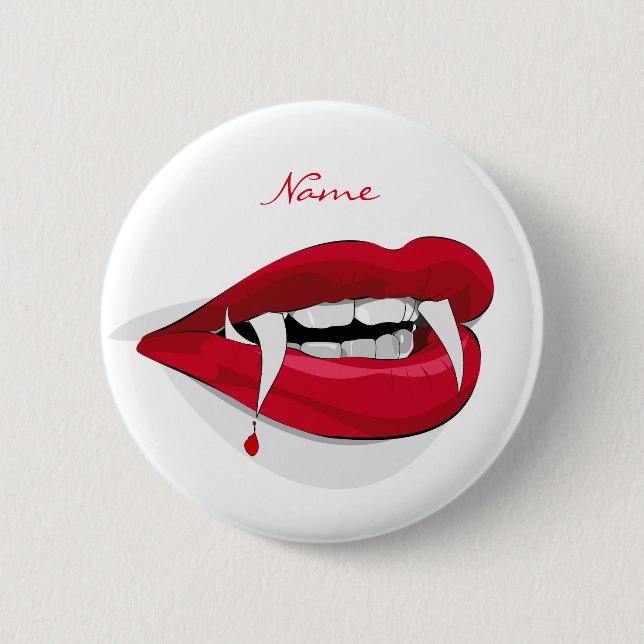 Vampire Smile Thunder_Cove Button (Front)