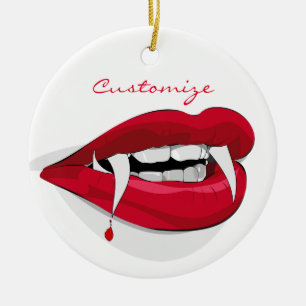 Vampire Smile Thunder_Cove Ceramic Ornament