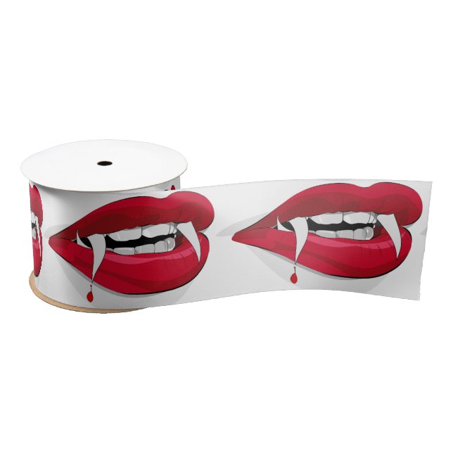 Vampire Smile Thunder_Cove Satin Ribbon (Spool)