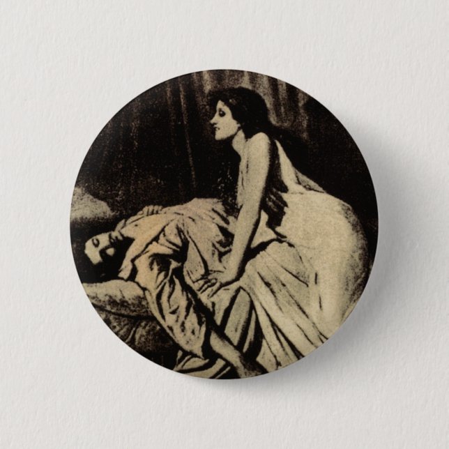 Vampire Stalker Pinback Button (Front)