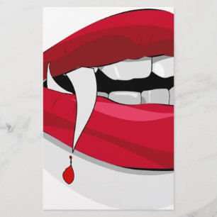 vampire stationery