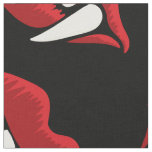 Vampire Teeth Funny Halloween Fabric