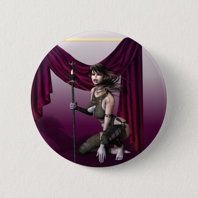 Vampire Warrior Button (Front)