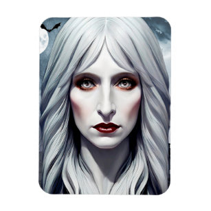 Vampire Witch Woman Fantasy Dark art  Magnet