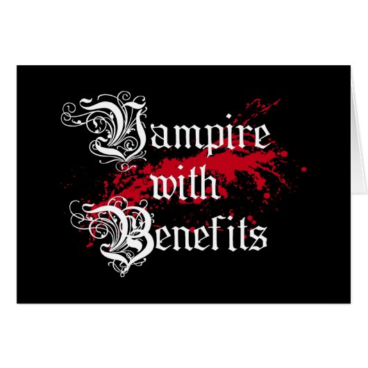 Vampire with Benefits Cards (Front Horizontal)